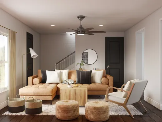 Living Room · Farmhouse designed by Camila