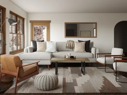 Living Room · Contemporary designed by Stacy