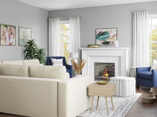 Living Room · Coastal designed by Haley