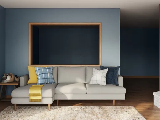 Living Room · Rustic designed by Priscila