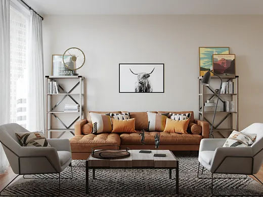 Living Room · Industrial designed by Dayana