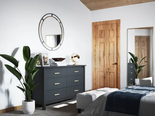 Bedroom · Midcentury Modern designed by Cathrine