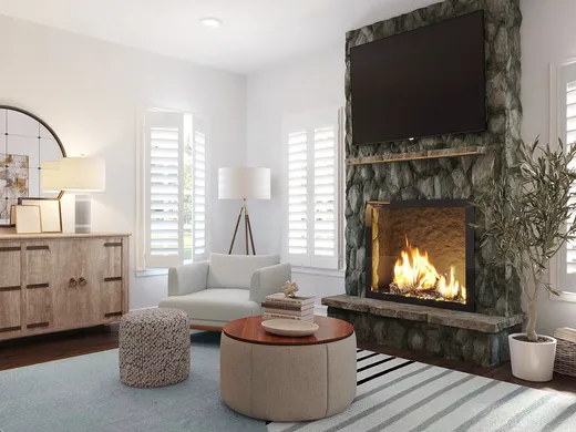 Living Room · Contemporary designed by Laura