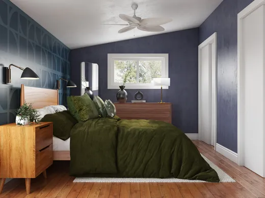 Bedroom · Midcentury Modern designed by Stephanie