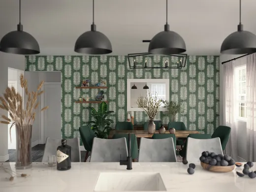 Dining Room · Contemporary designed by Caitlin