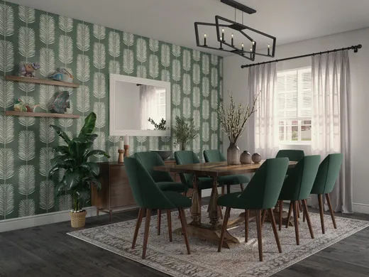 Dining Room · Contemporary designed by Caitlin