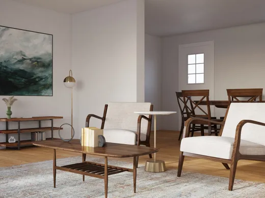 Living Room · Library designed by Shannon