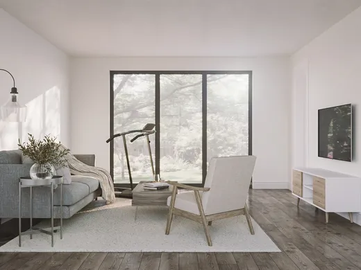 Living Room · Transitional designed by Shaun