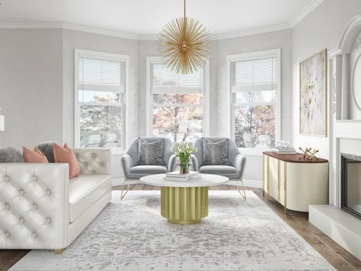 Living Room · Glam designed by Taylor