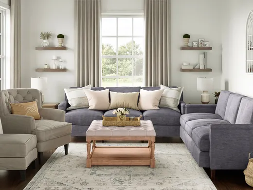 Living Room · Farmhouse designed by Kate