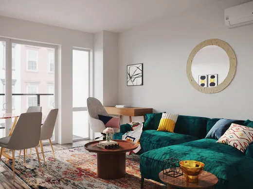 Living Room · Midcentury Modern designed by Justin