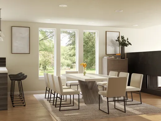 Dining Room · Contemporary designed by Freddi