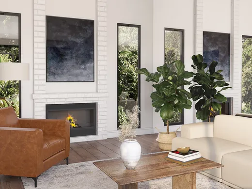 Living Room · Contemporary designed by Maria