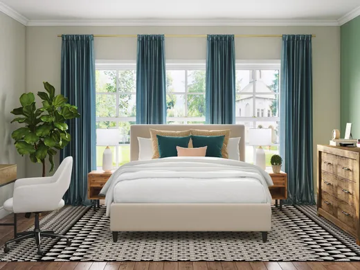 Bedroom · Bohemian designed by Haley