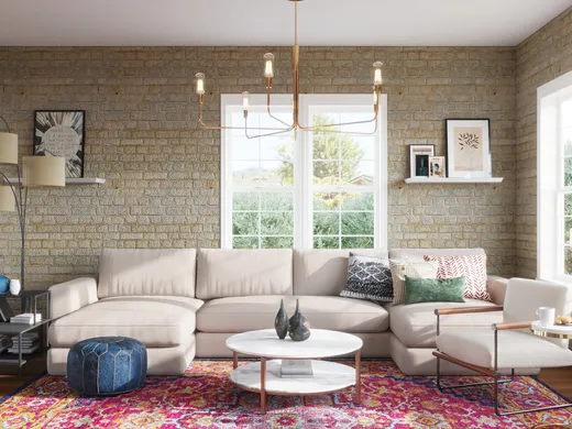 Living Room · Eclectic designed by Marina