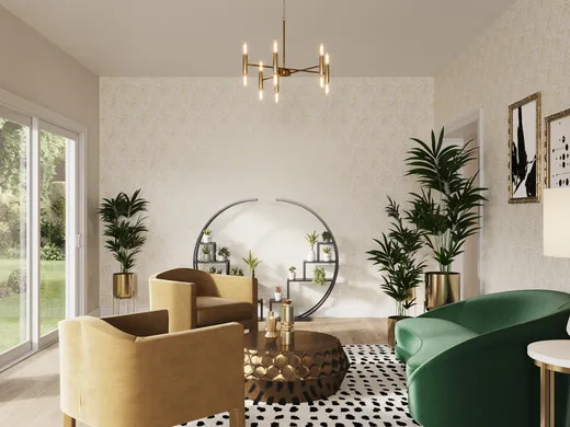 Living Room · Contemporary designed by Namita