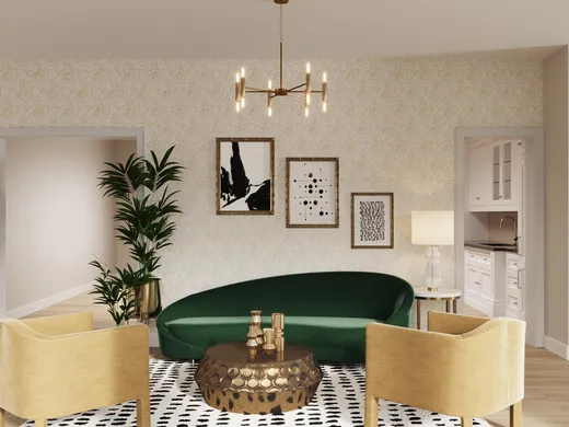 Living Room · Contemporary designed by Namita