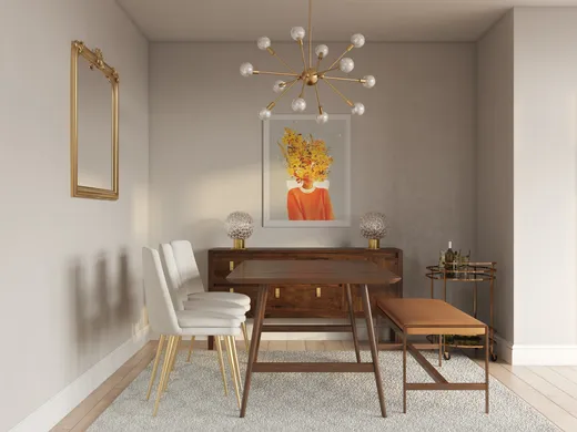 Dining Room · Contemporary designed by Mariela