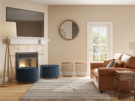 Living Room · Coastal designed by Ashley