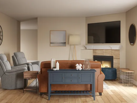 Living Room · Coastal designed by Ashley