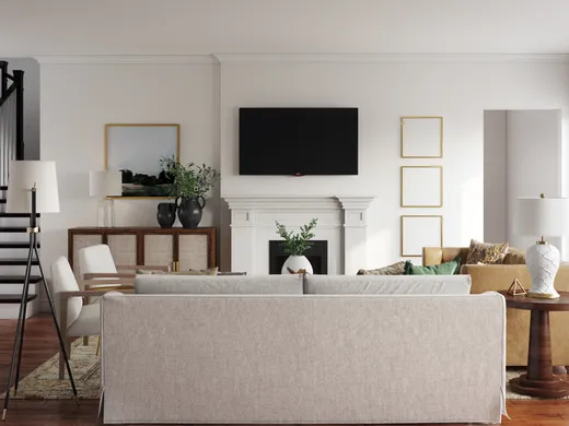 Living Room · Contemporary designed by Lisa
