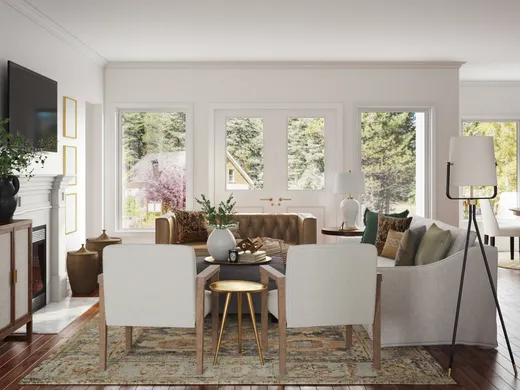 Living Room · Contemporary designed by Lisa
