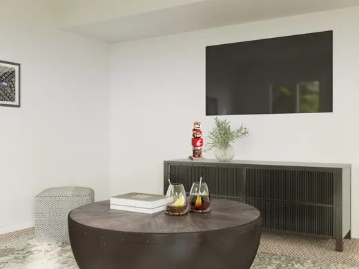 Living Room · Midcentury Modern designed by Shaun