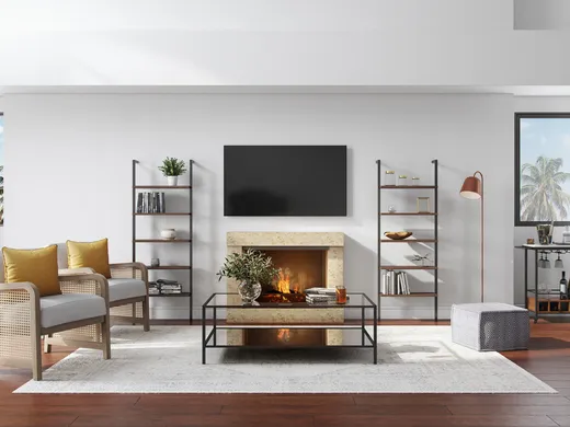 Living Room · Contemporary designed by David