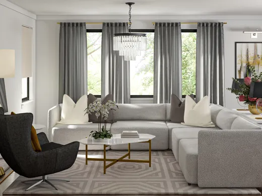 Living Room · Contemporary designed by Dawn
