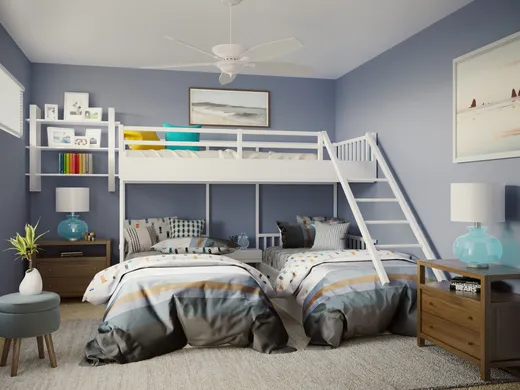 Bedroom · Coastal designed by Dipti