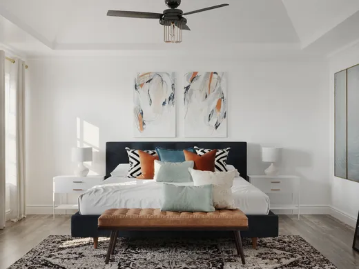 Bedroom · Midcentury Modern designed by Erin