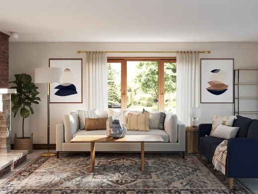 Living Room · Coastal designed by Sarah
