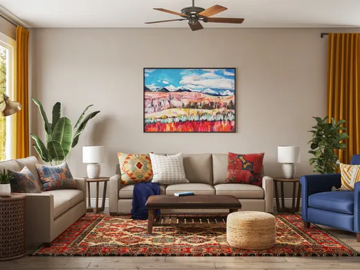 Living Room · Eclectic designed by Dani