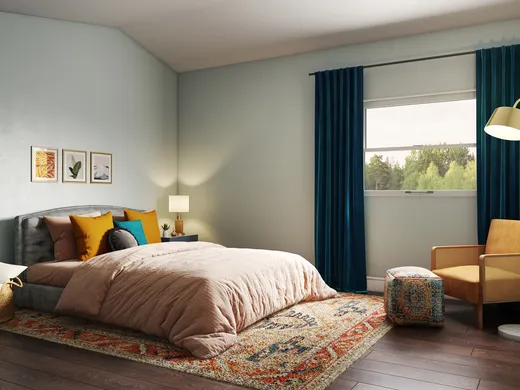 Bedroom · Eclectic designed by Claire