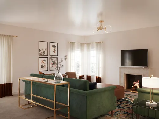 Living Room · Glam designed by Toussaint