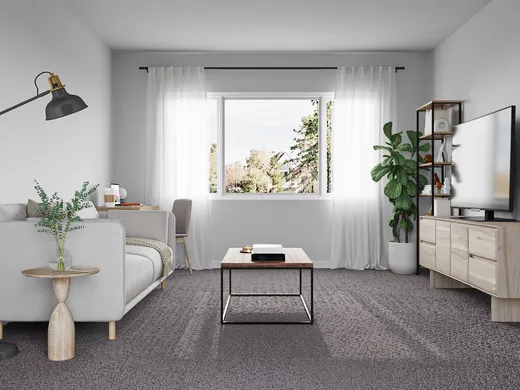 Living Room · Midcentury Modern designed by Shaun
