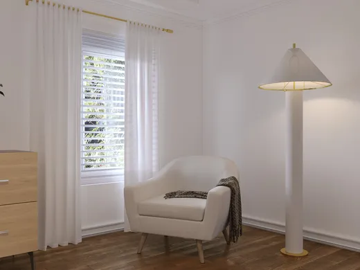 Bedroom · Midcentury Modern designed by Shaun