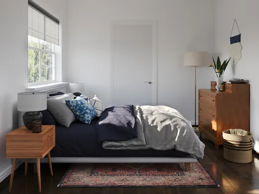 Bedroom · Eclectic designed by Katie
