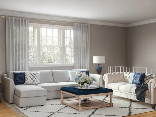 Living Room · Coastal designed by Carla