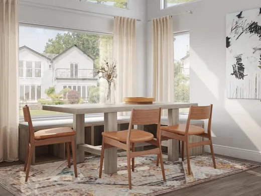 Dining Room · Midcentury Modern designed by Abril