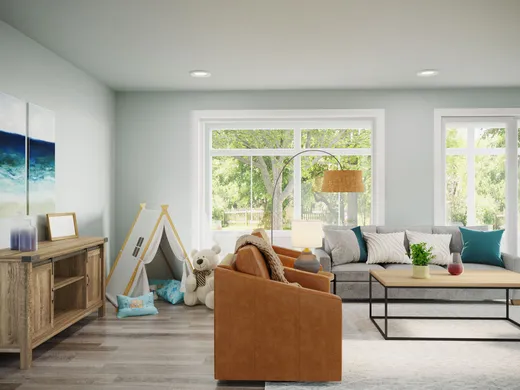Living Room · Coastal designed by Priscila