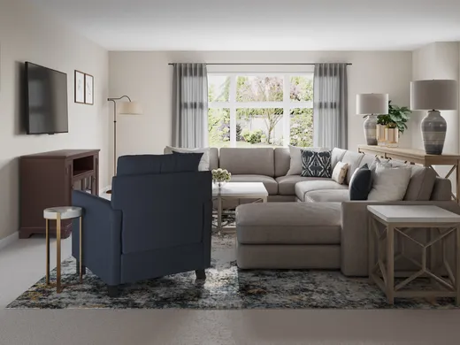 Living Room · Coastal designed by Erin