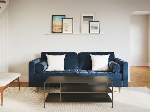 Living Room · Midcentury Modern designed by Paola