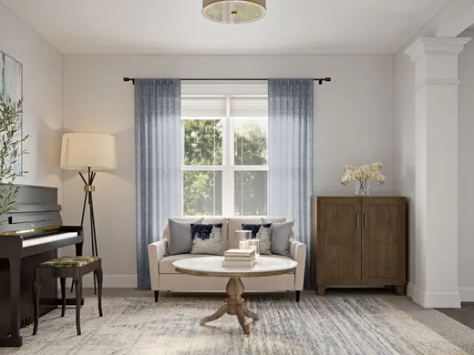 Living Room · Farmhouse designed by Tatiana