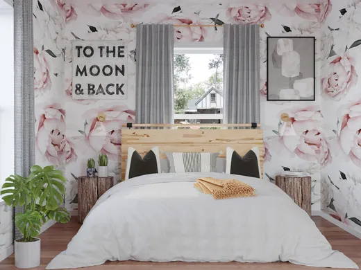 Bedroom designed by Emily