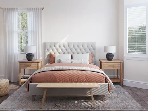 Bedroom · Eclectic designed by Erin