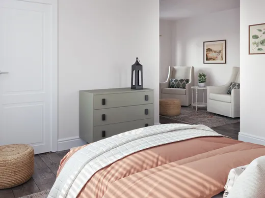 Bedroom · Eclectic designed by Erin