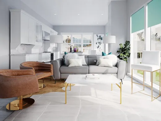 Living Room · Eclectic designed by Julio