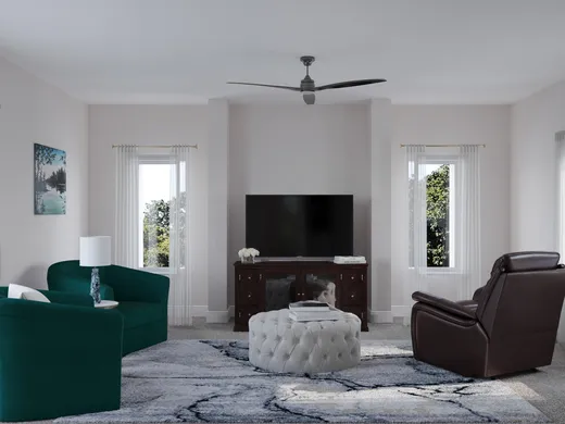Living Room · Glam designed by Gabriela
