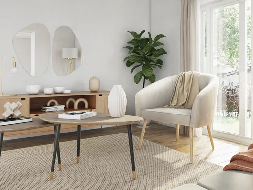 Living Room · Midcentury Modern designed by Gonzalo